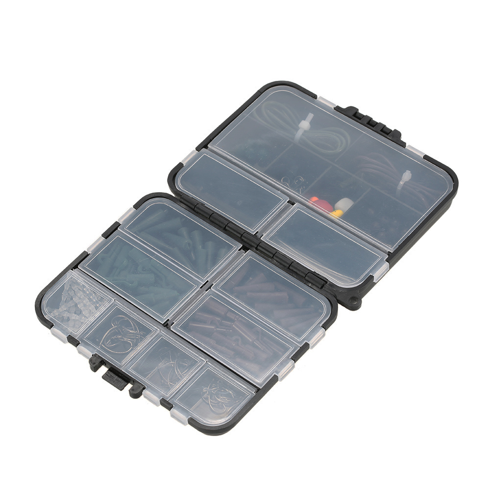 Bộ đồ nghề câu cá 143 cái với ống xoay / móc / ống tay áo / cao su