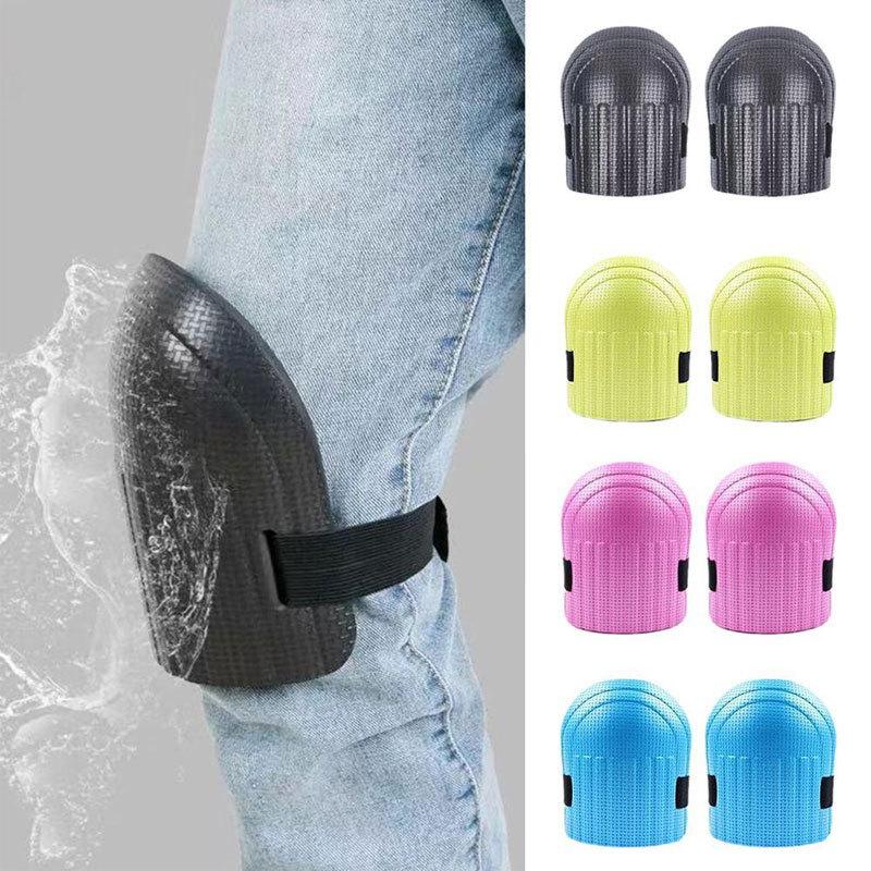 1Pair miếng đệm đầu gối mềm cho công việc đệm hỗ trợ đầu gối để làm vườn bảo vệ thể thao bảo vệ an toàn nơi làm việc Color: Pink
