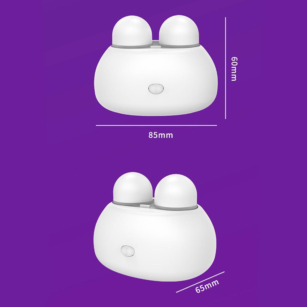 Cute Ultrasonic Contact Lens Cleaner Container Lens Washer AAA Battery
