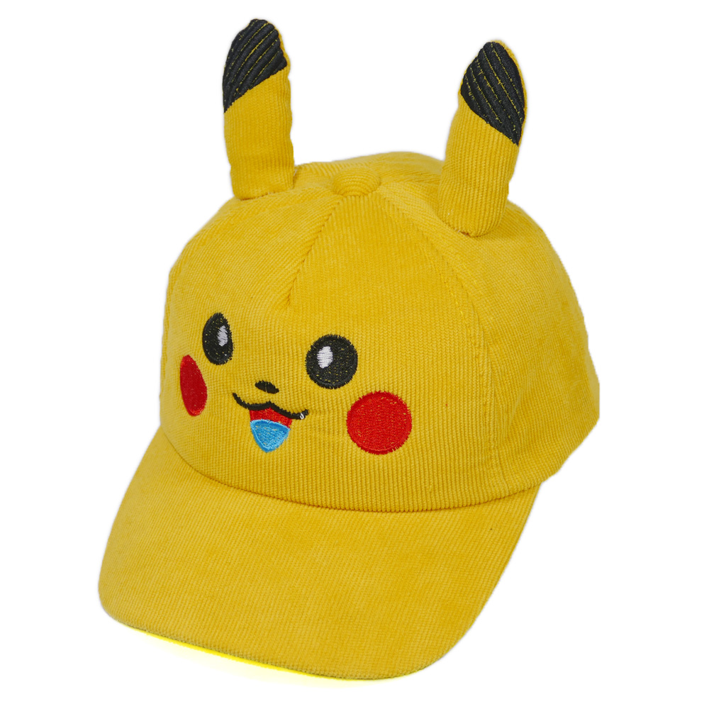 Nón kết Pikachu cho bé yêu từ 3 đến 7 tuổi, chất liệu vải nhung tăm mềm mại, dễ dàng tăng giảm size đầu - Hạnh Dương