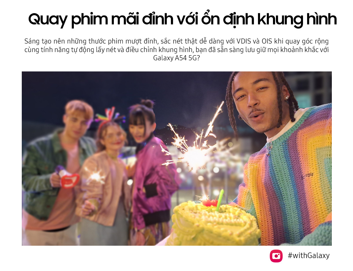 Điện thoại Samsung Galaxy A54 5G - Hàng chính hãng