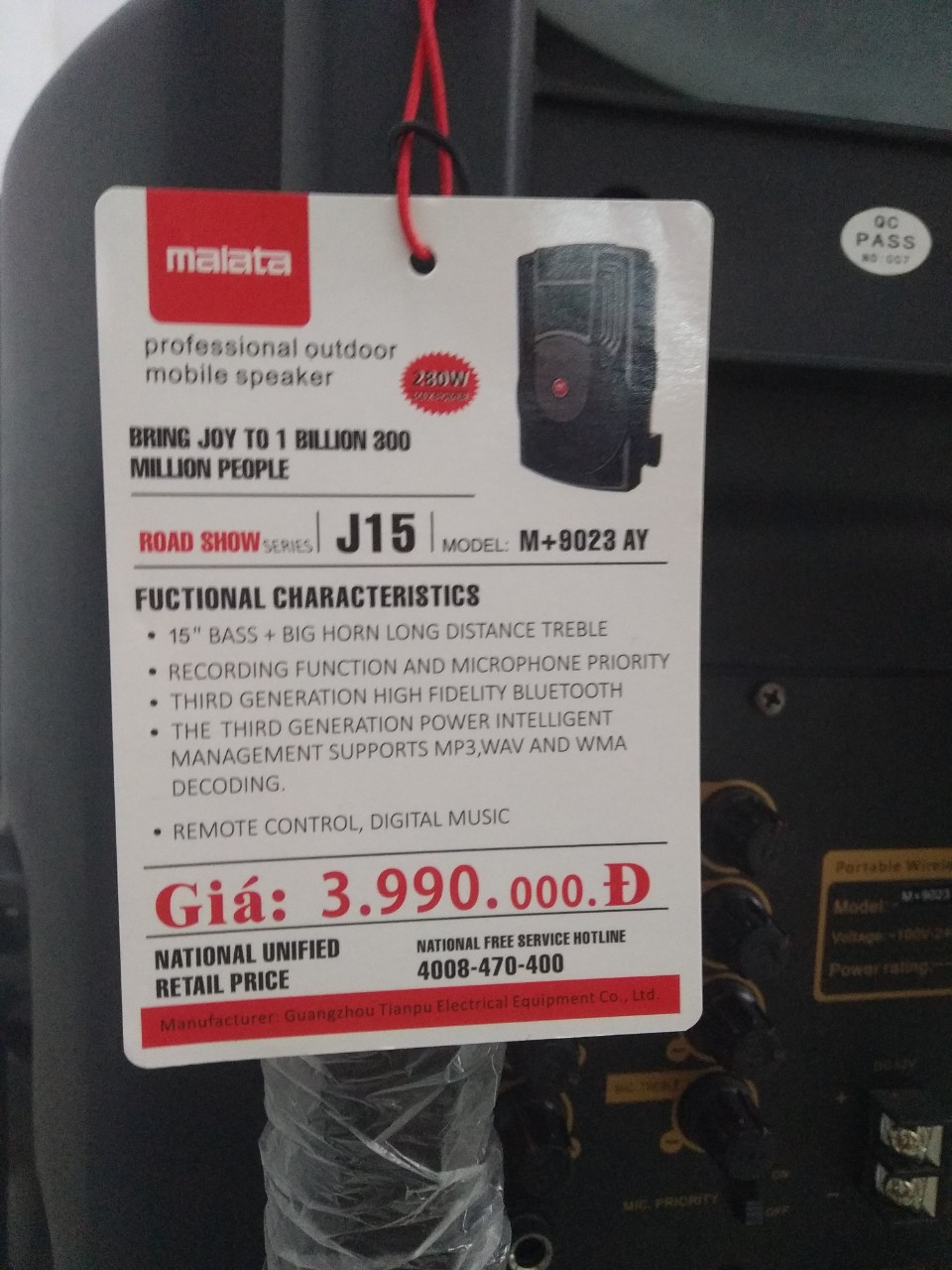 Loa Kéo Malata M+9023AY Hàng Chính Hãng