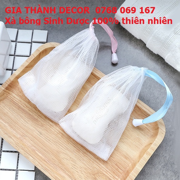 SINH DƯỢC COMBO 2 Xà bông Bạc Hà và Mướp đắng [ TẶNG 1 TÚI LƯỚI] xà phòng thiên nhiên handmade 100gr , làm sạch sâu, dưỡng da, thư giãn , mát da, ngừa mụn rôm sảy