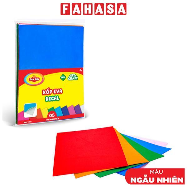 Bộ 5 Tấm Xốp Eva Decal - R Star K-912 (5 Màu Ngẫu Nhiên)