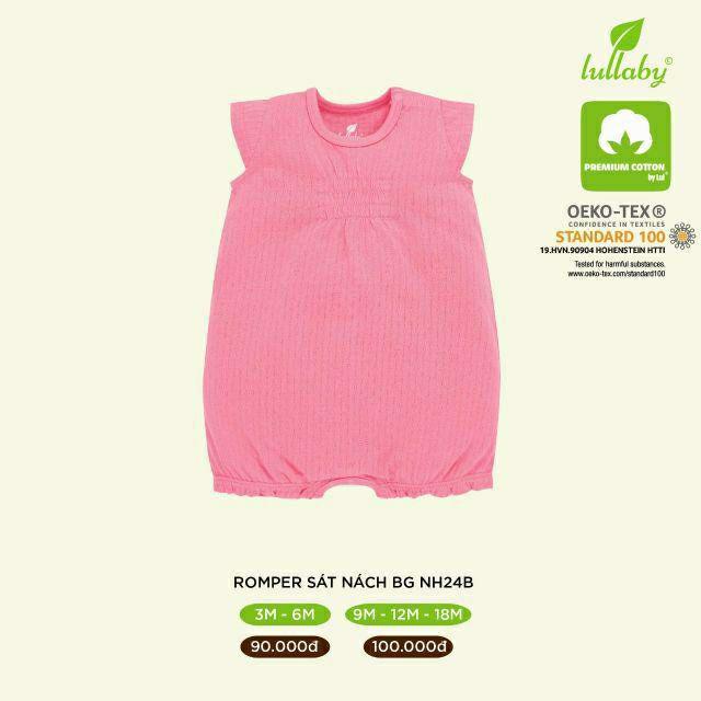 Romper/Body đùi bé gái bé trai chất cotton mềm mịn cực xinh hãng Lullaby