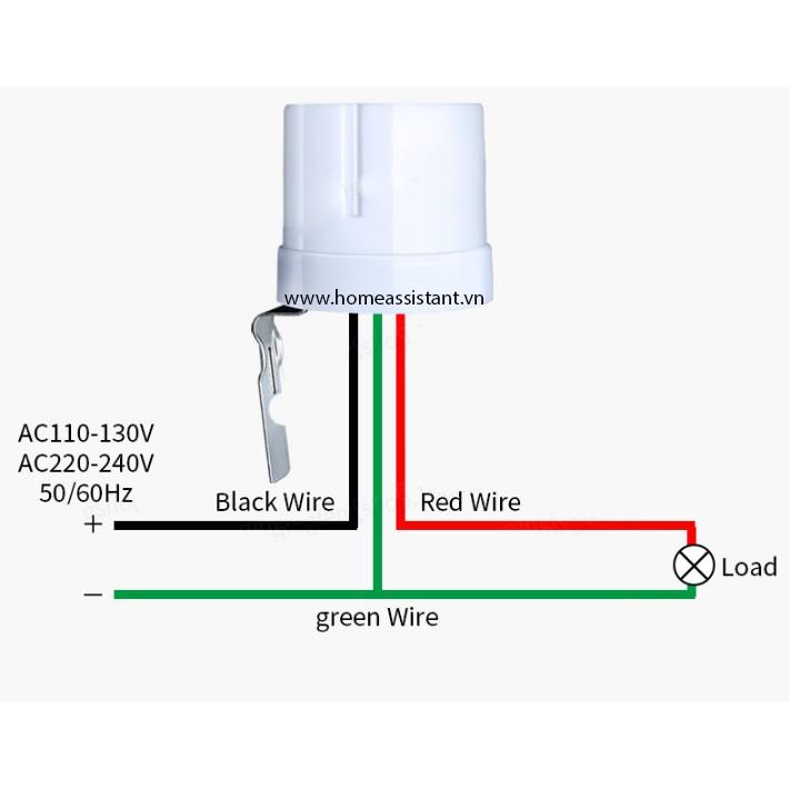 Công Tắc Cảm Biến Ánh Sáng Công Suất Lớn 25A AS03