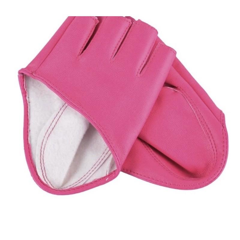 -Găng Tay Hở Ngón cao cấp- Phụ kiện trình diễn-Găng Tay Giả Da Hở Ngón Quyến Rũ Thời Trang Cho Nữ