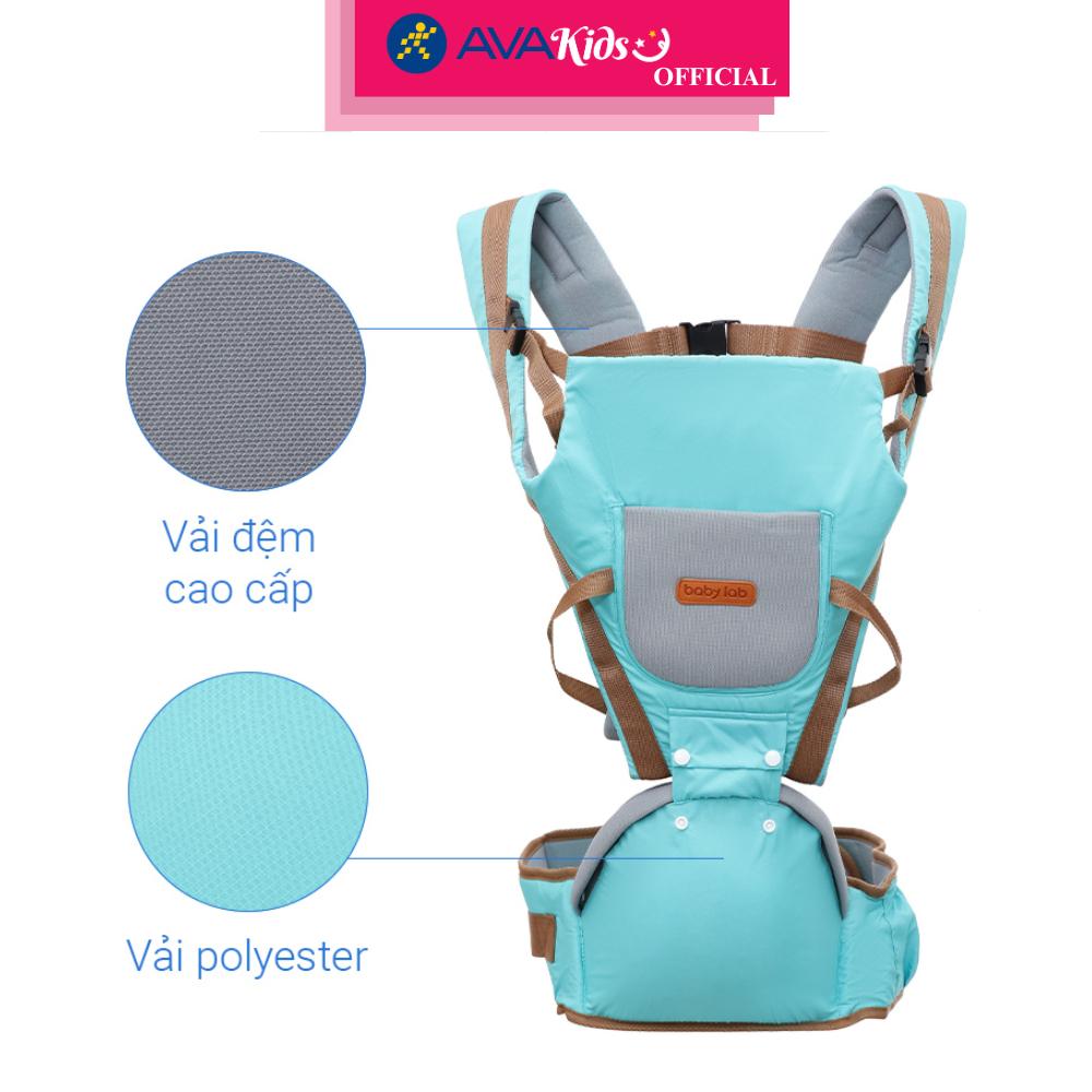 Địu em bé 4 tư thế Baby Lab AC - Màu ngẫu nhiên (3 - 36 tháng) - Hàng Chính Hãng