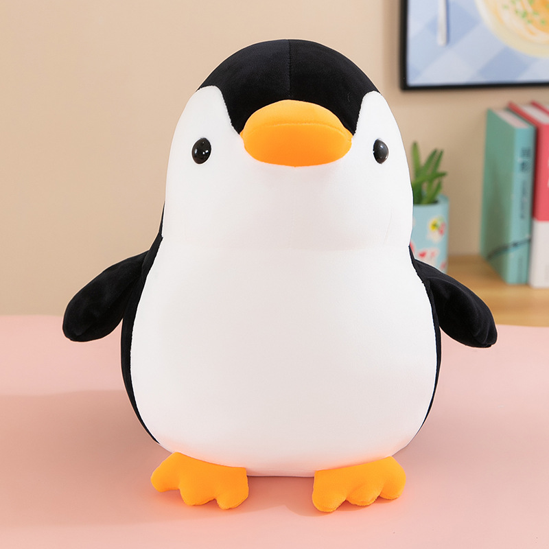 Gấu Bông Chim Cánh Cụt Mập Mềm Mịn Dễ Thương Mẫu Mới (25cm---&gt;45cm) Vải Miniso 4 Chiều Co Giãn Êm Ái, Hàng Cao Cấp An Toàn Cho Trẻ Nhỏ