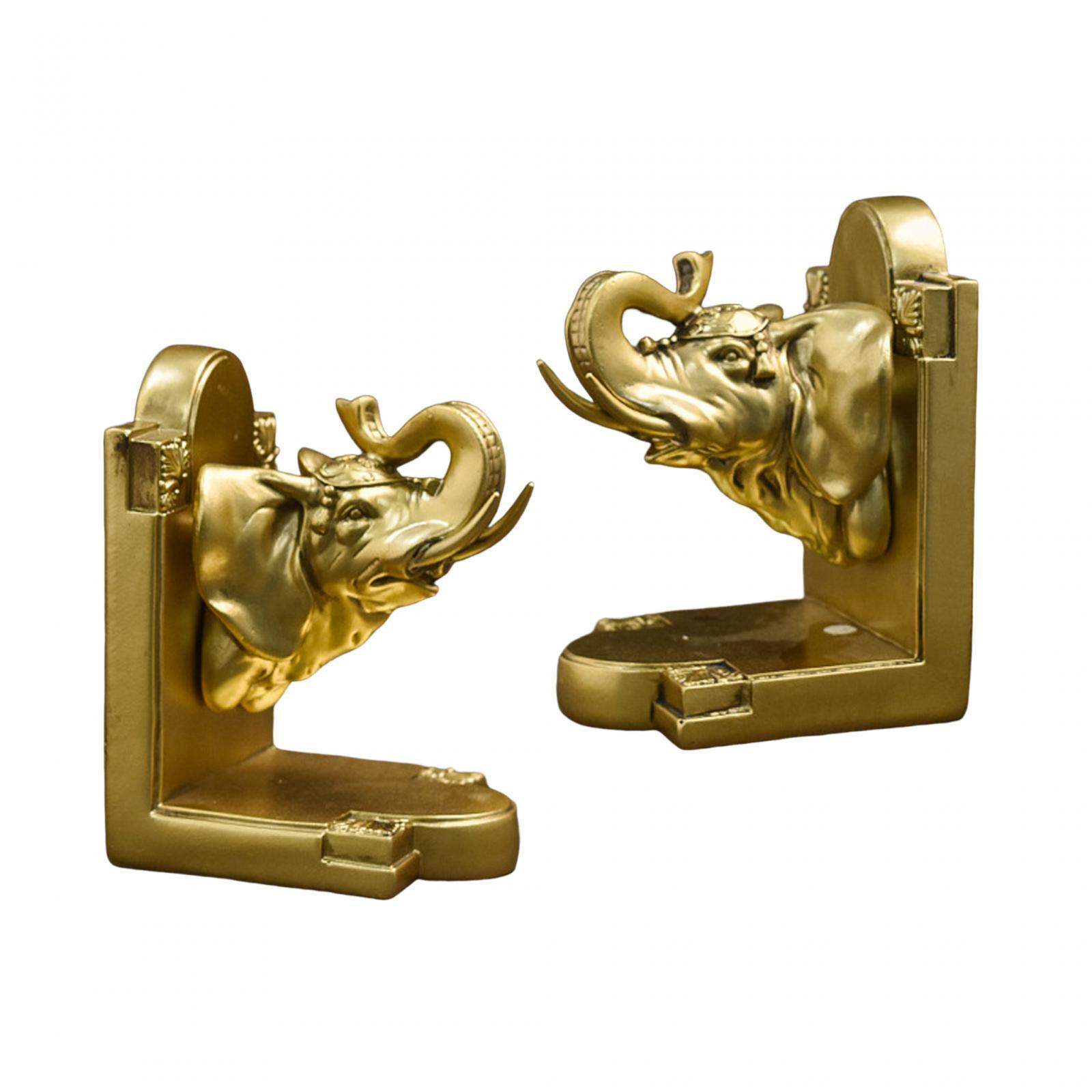 Decorative Bookends Book Stopper Non Skid Bookrack Home Decor Resin Book Ends Book Support for School Desk Living Room Bedroom Vinyl Records