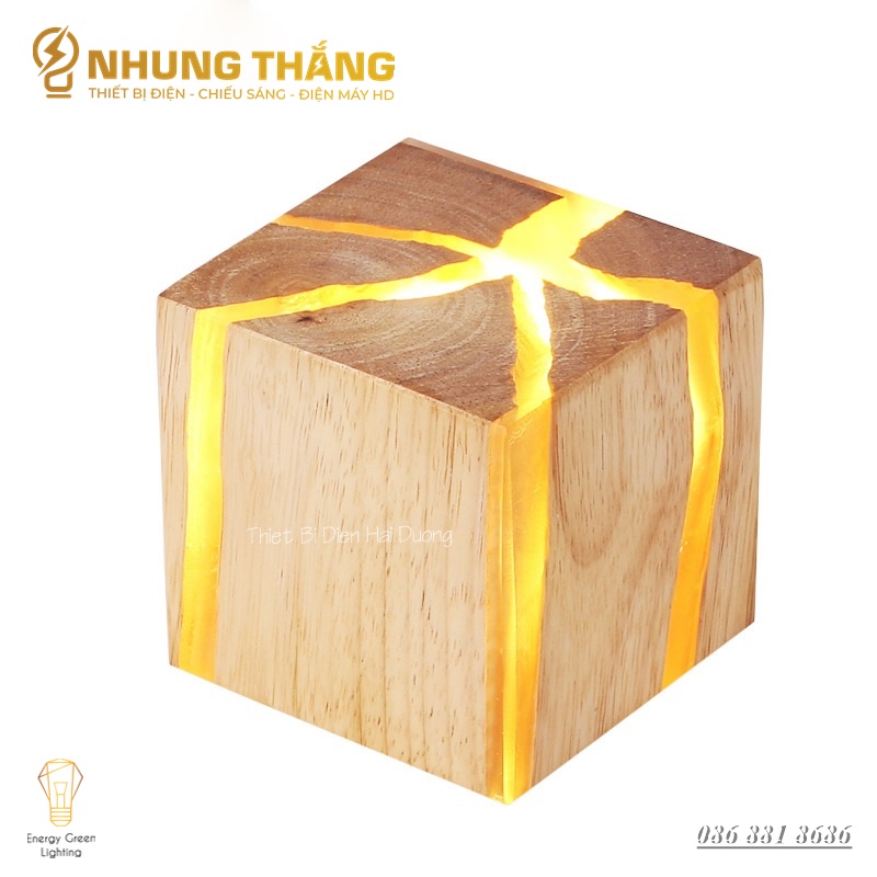 Đèn Tường Gỗ Nứt Tự Nhiên TN172 - Phong Cách Bắc Âu Độc Đáo - Trang Trí Trong Nhà , Cầu Thang , Hành Lang - Có Video