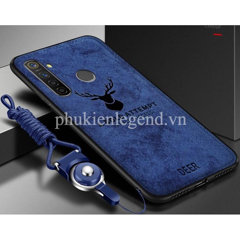 Ốp dẻo lưng vải cho Realme 5