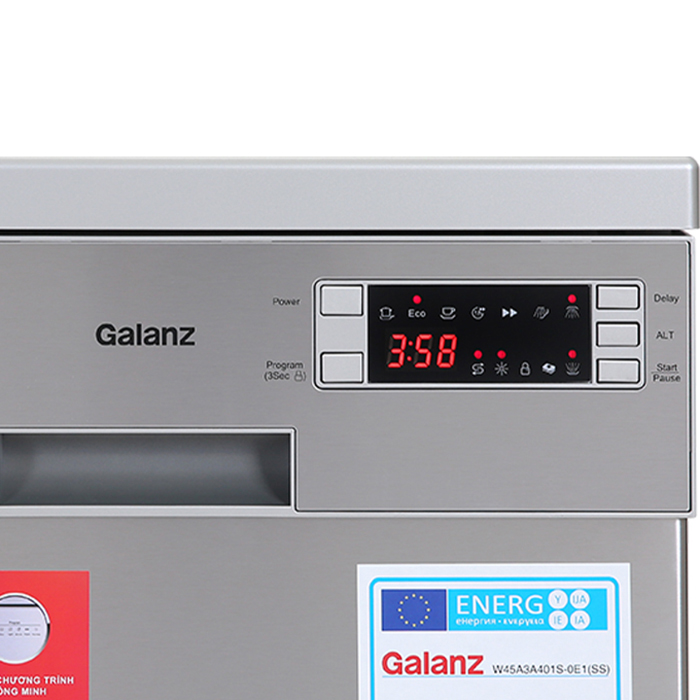 Máy Rửa Chén Galanz W45A3A401S-0E1(SS) 1850W - Chỉ giao Hà Nội