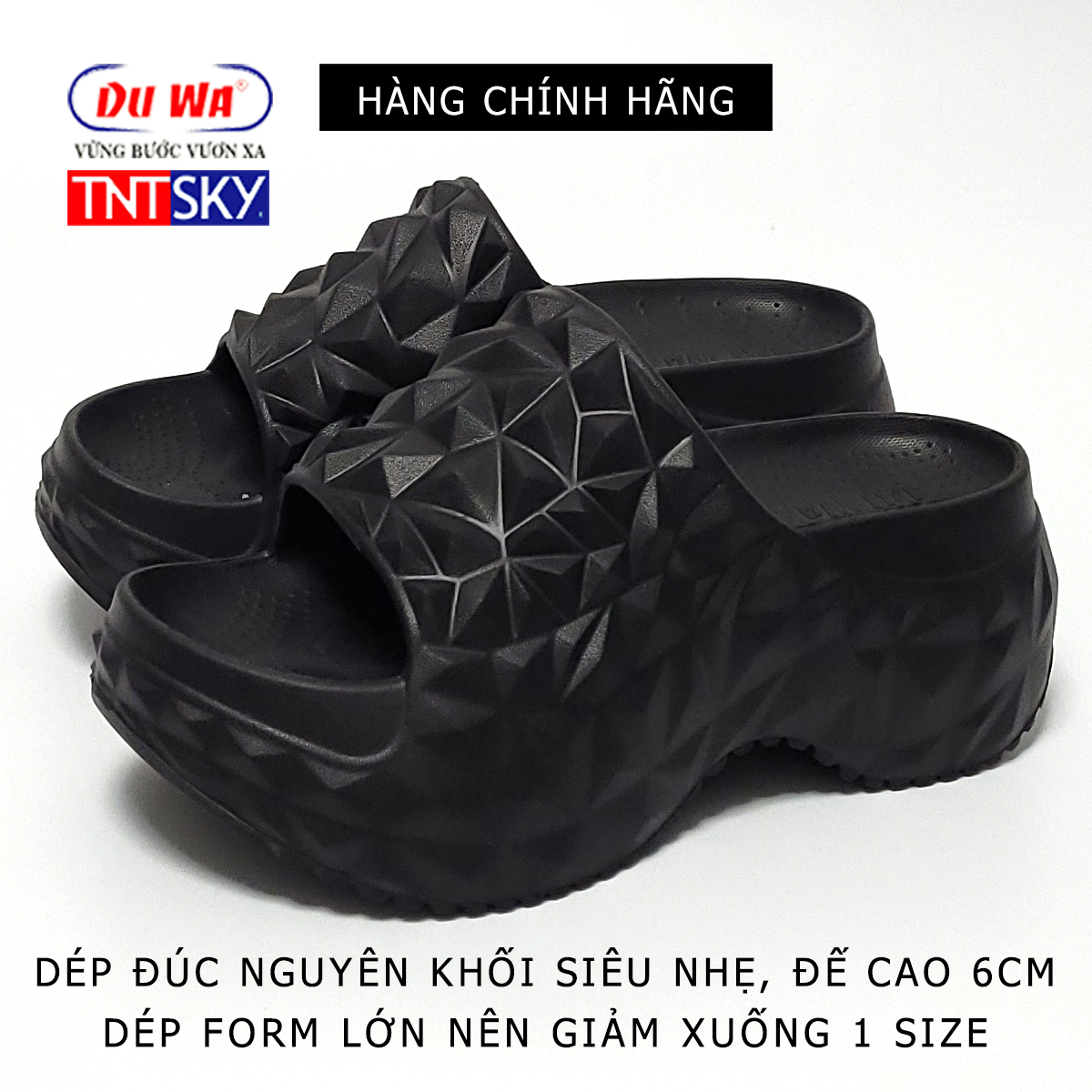 Dép Nữ Quai Ngang Đúc Liền Khối Siêu Nhẹ - Hàng Chính Hãng - TK534