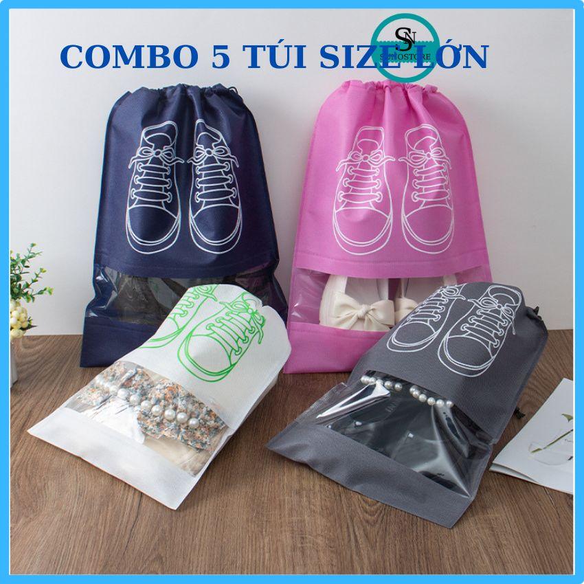 Túi Đựng Giày Dép Dây Rút Chống Nước Chống Bụi Bẩn Tiện Lợi Khi Mang Theo Đi Du Lịch ,Giỏ Đựng Giày TG01