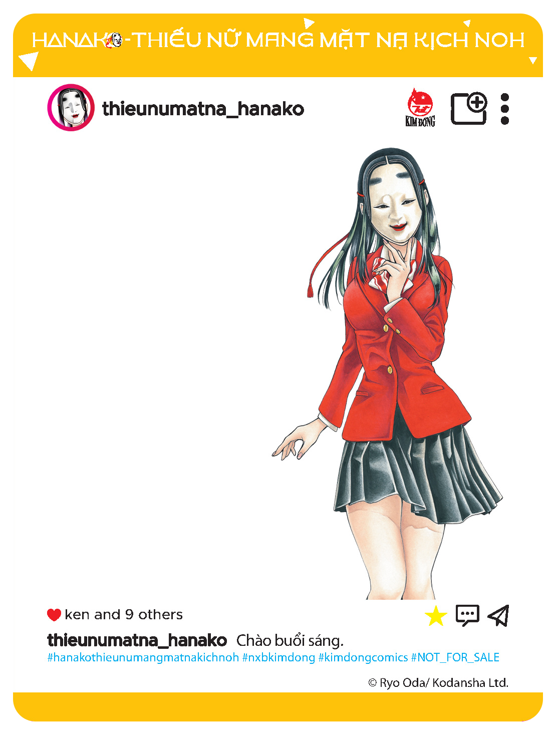 Hanako - Thiếu Nữ Mang Mặt Nạ Kịch Noh - Tập 6 - Tặng Kèm SNS Card