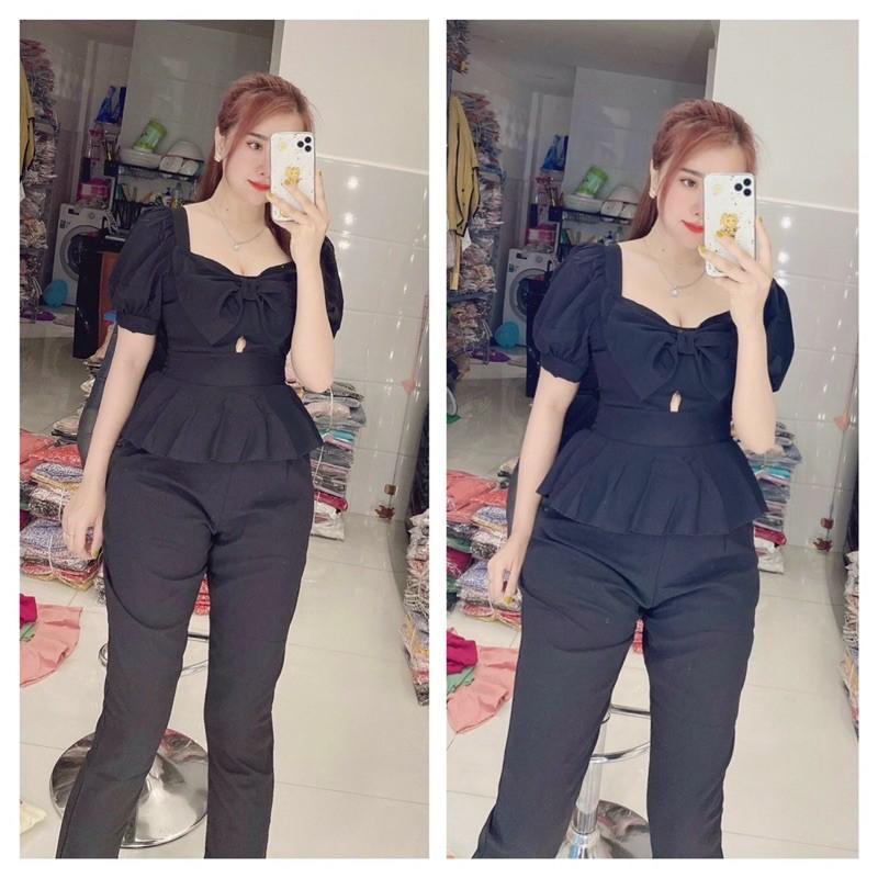Set bộ nơ tay phồng dễ thương có mút ngực