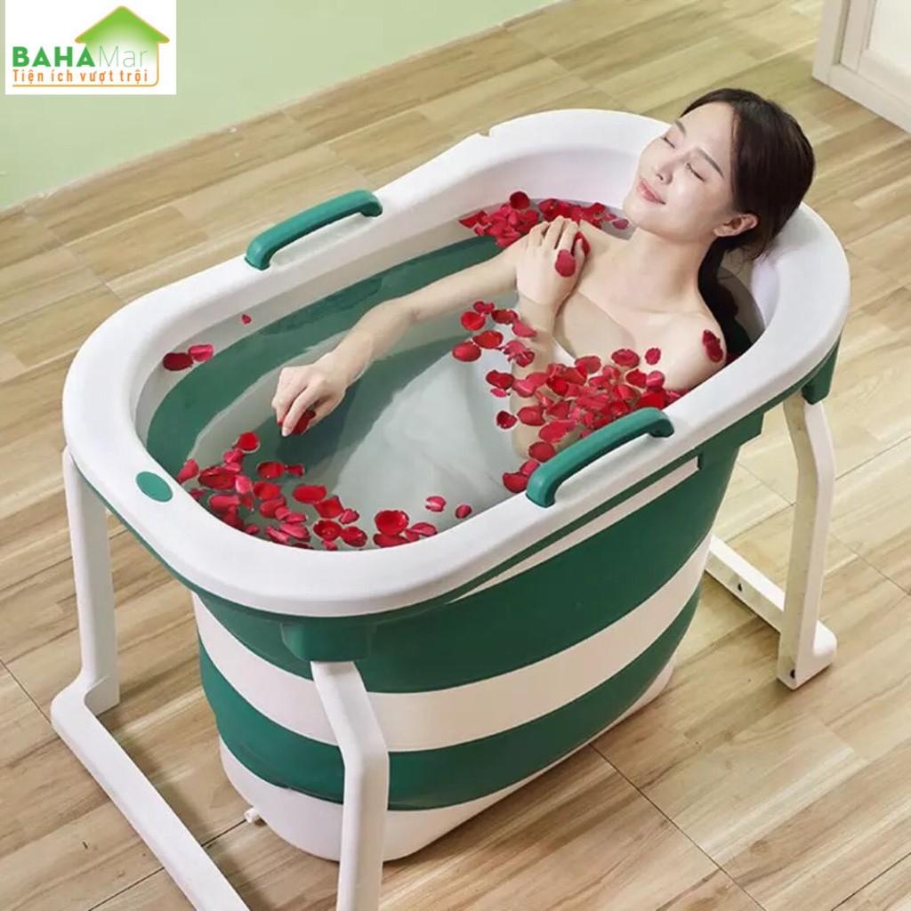 BỒN TẮM DI ĐỘNG GẤP GỌN - SPA XÔNG HƠI TẠI NHÀ có thể gấp gọn và chiếm ít không gian khi không sử dụng