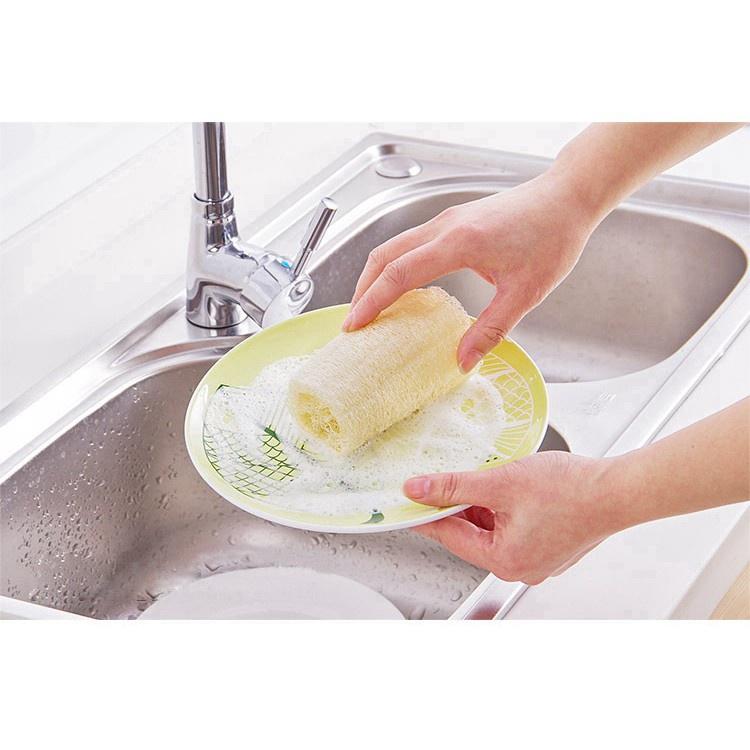 Miếng xơ mướp rửa chén vệ sinh đa năng tiện dụng 88095 THẾ GIỚI TIỆN ÍCH
