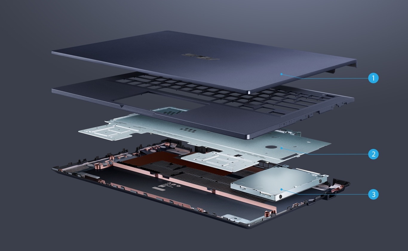 Máy tính xách tay - Laptop Asus ExpertBook B1400 - Hàng Chính Hãng
