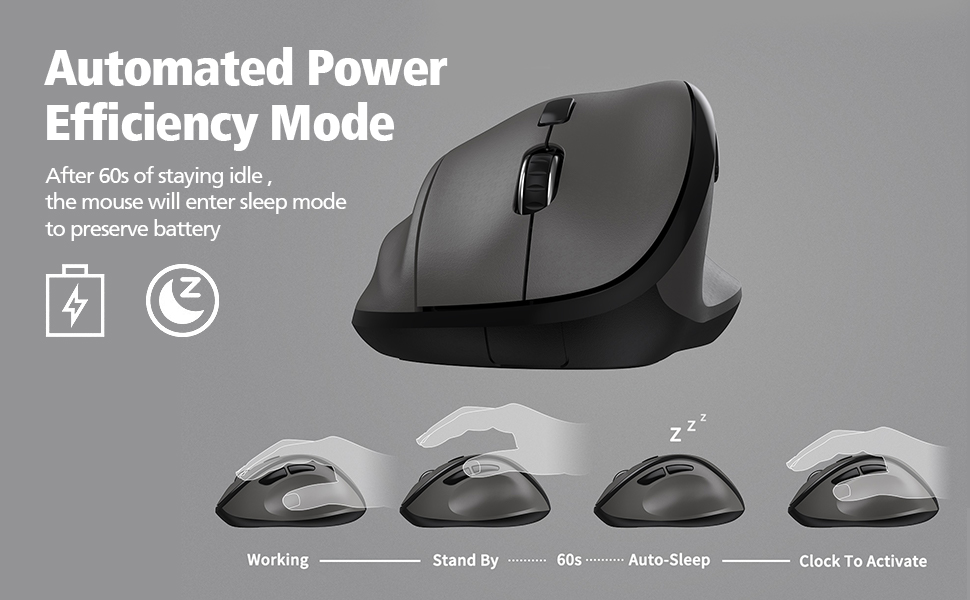 Chuột Không Dây MicroPack MP-V01W Kiểu Dáng Công Thái Học Cho Tư Thế Cầm Tay Thoải Mái Tiết Kiệm Pin 1600DPI Hàng Chính Hãng