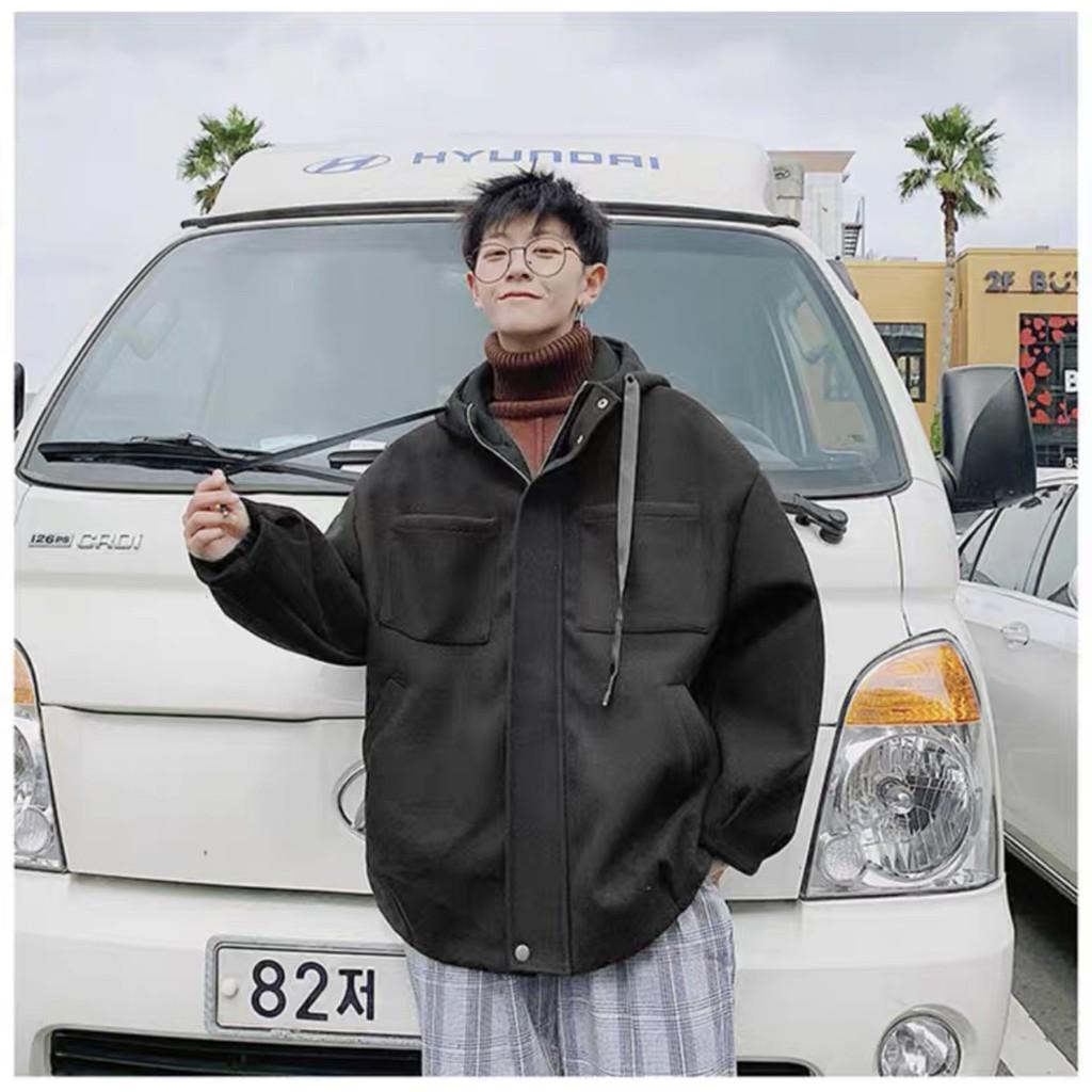 ÁO KHOÁC NỈ NAM TÚI HỘP PHONG CÁCH HÀN QUỐC