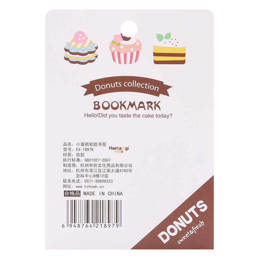 Bookmark Ghim Kẹp Chủ Đề Bánh Ngọt