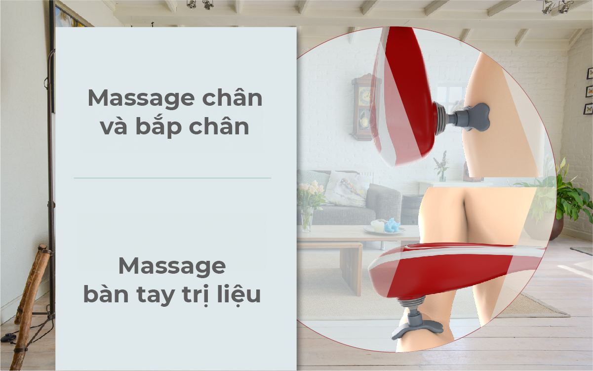 Máy Massage Cầm Tay GINTELL - G-Relax EZ | 1 Năm Bảo Hành