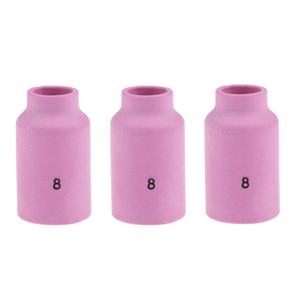 54N14 # 8 TIG Alumina Nozzle Shield Cup for SR PTA DB WP 17 18 26 TIG Torch