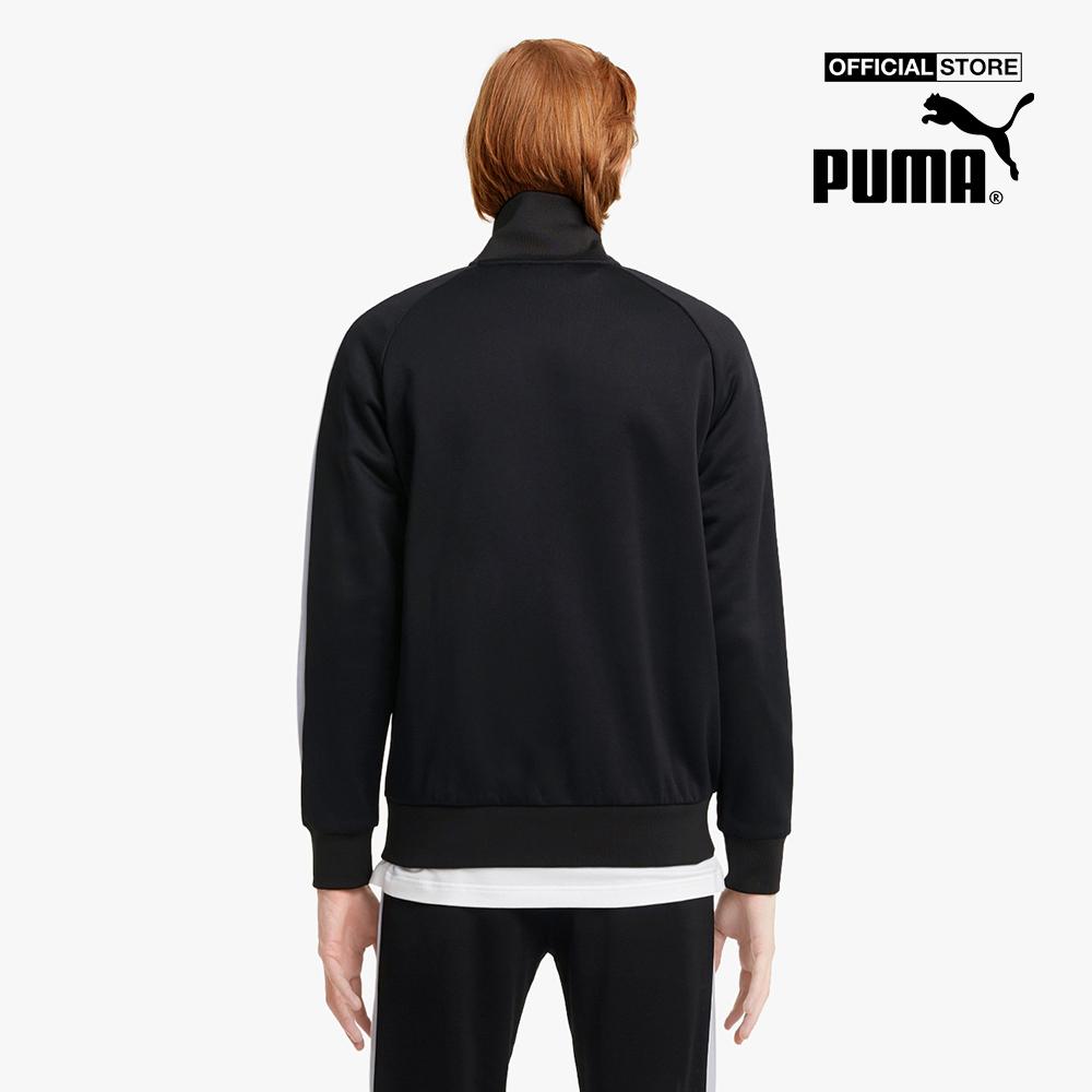 PUMA - Áo khoác thể thao nam cổ cao Iconic T7 Sportstyle 530094-01