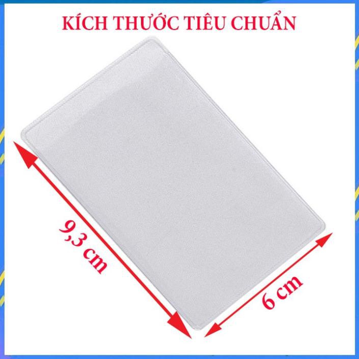 VỎ BỌC THẺ ATM, THẺ SINH VIÊN, THẺ CĂN CƯỚC, BẰNG LÁI XE, BHYT Nhựa PvC Siêu Trong Suốt, Siêu Dẻo Có Nắp...