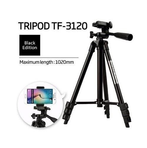 Giá Đỡ Chụp Hình Tripod 3120 Dành Cho Điện Thoại, Máy Ảnh Tặng Kẹp Điện Thoại - Miễn Phí Vận Chuyển