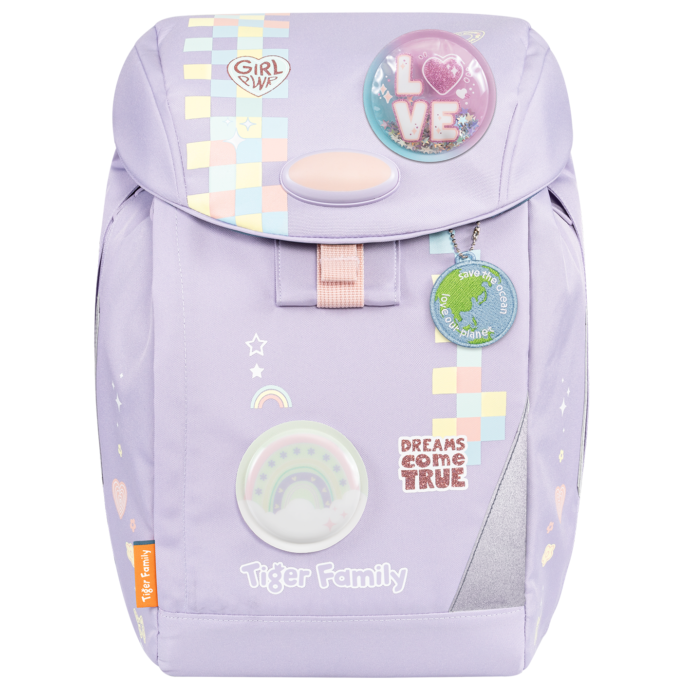 Cặp Chống Gù Eggie Schoolbag - Girl Power - Go Ocean - Tiger Family TGEG-022A