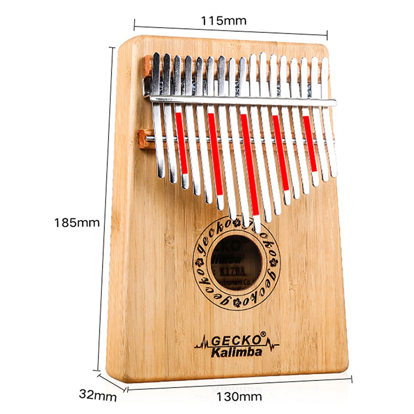 Đàn Kalimba 17 phím Gecko K17BA Tặng Kèm Khóa Học Miễn Phí