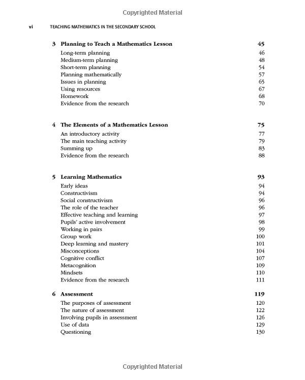 Hình ảnh Teaching Mathematics In The Secondary School (Developing As A Reflective Secondary Teacher)