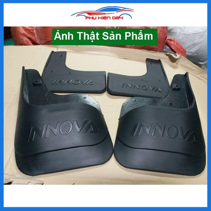 Bộ 4 chắn bùn cho xe Innova 2012-2013-2014-2015-2016 (kèm phụ kiện lắp)