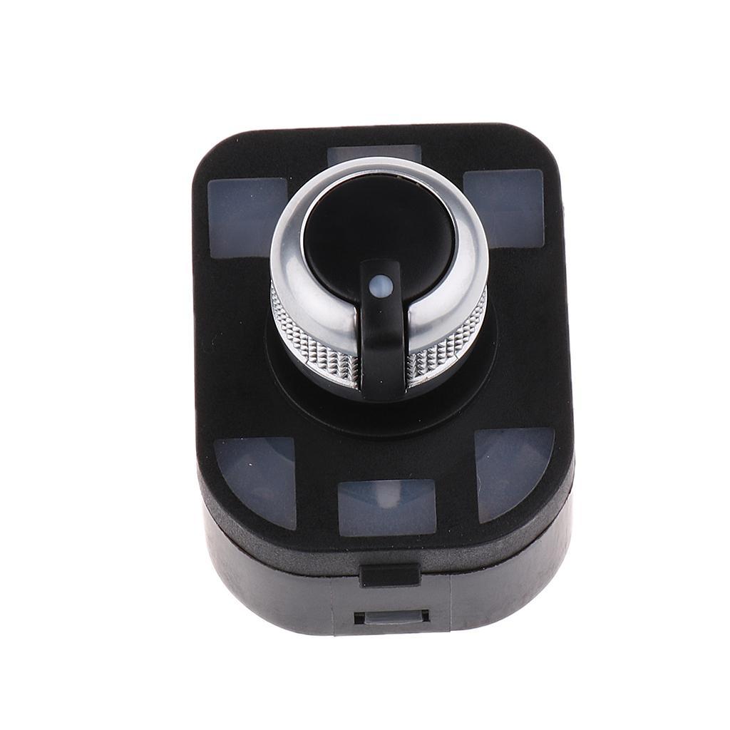 Side Mirror Switch Chrome Tips Button Control Knob for   B7 Q7 R8 A6 S6