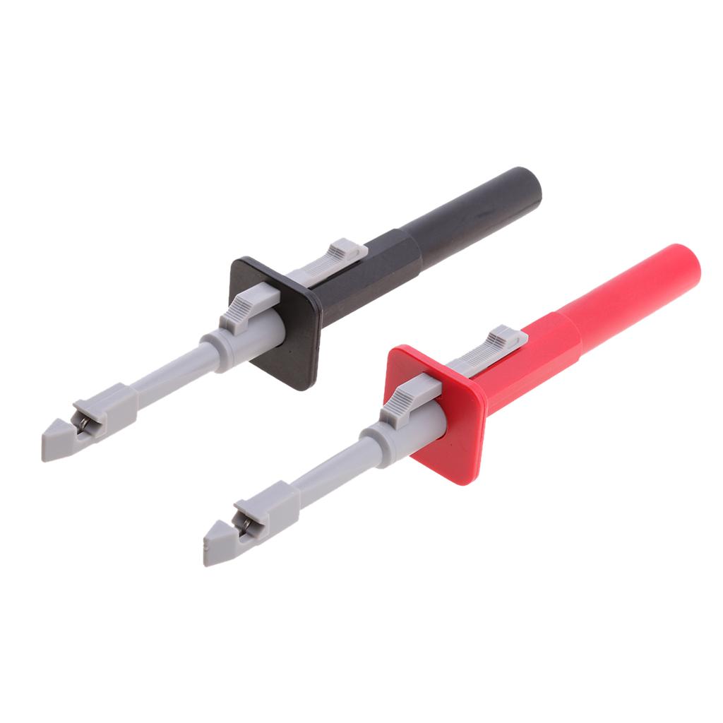2 Pieces Piercing Test Clip Set Alligator Probes For Car Circuit Detection