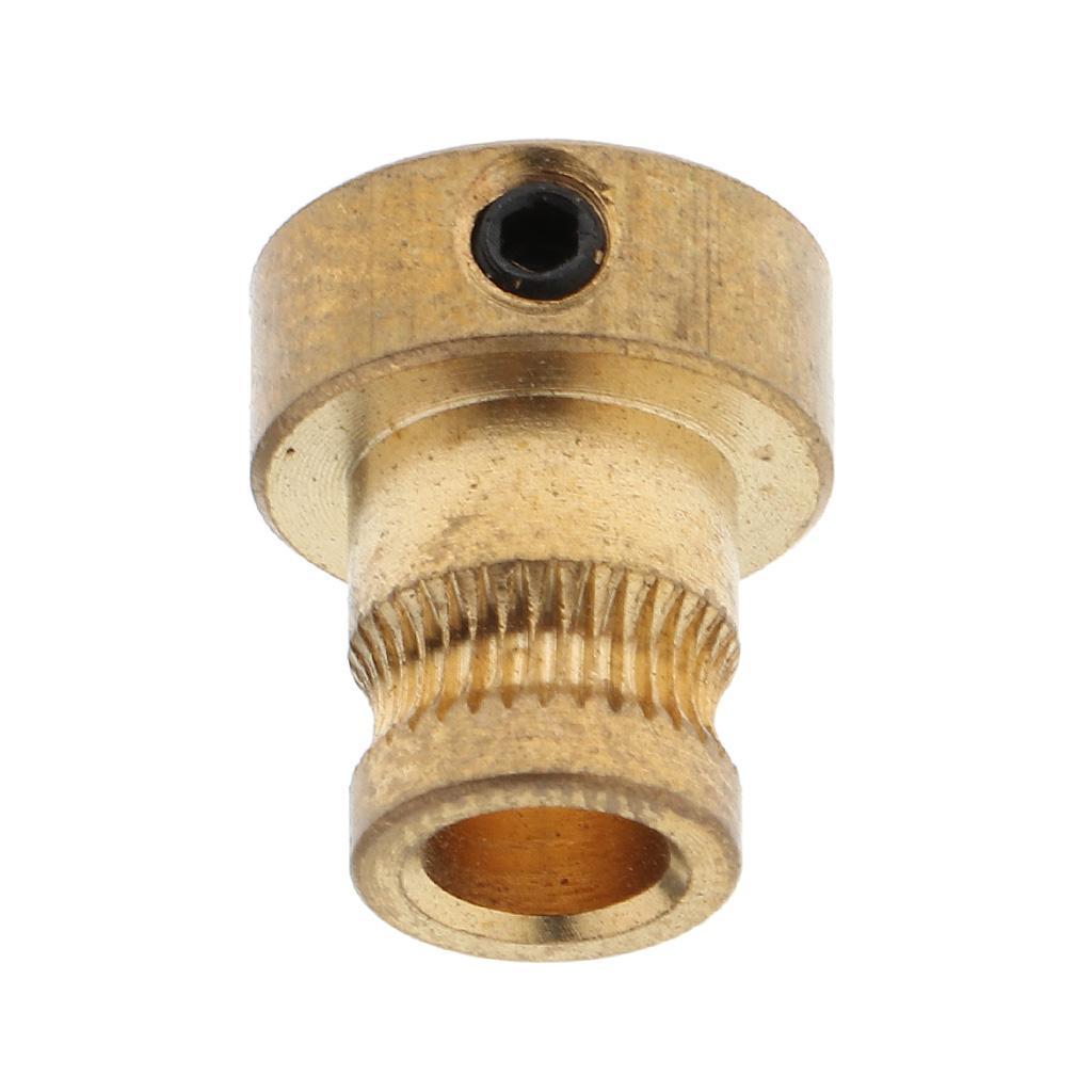 Brass Driver Gear Part For Extruder 1.75mm Filament 3D Printers Accessories