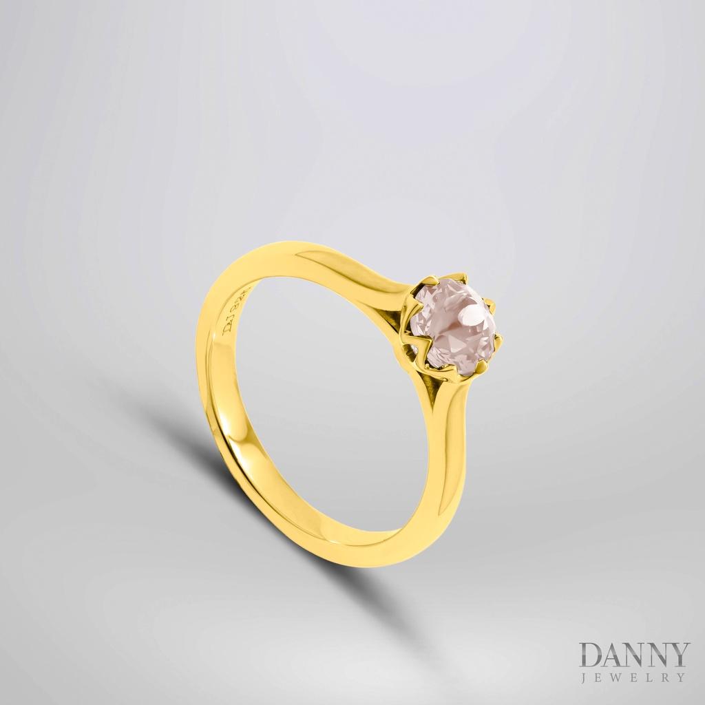 Nhẫn Nữ Danny Jewelry Bạc 925 Đá Màu Hình Hoa N0030Ci/Zi/Ro