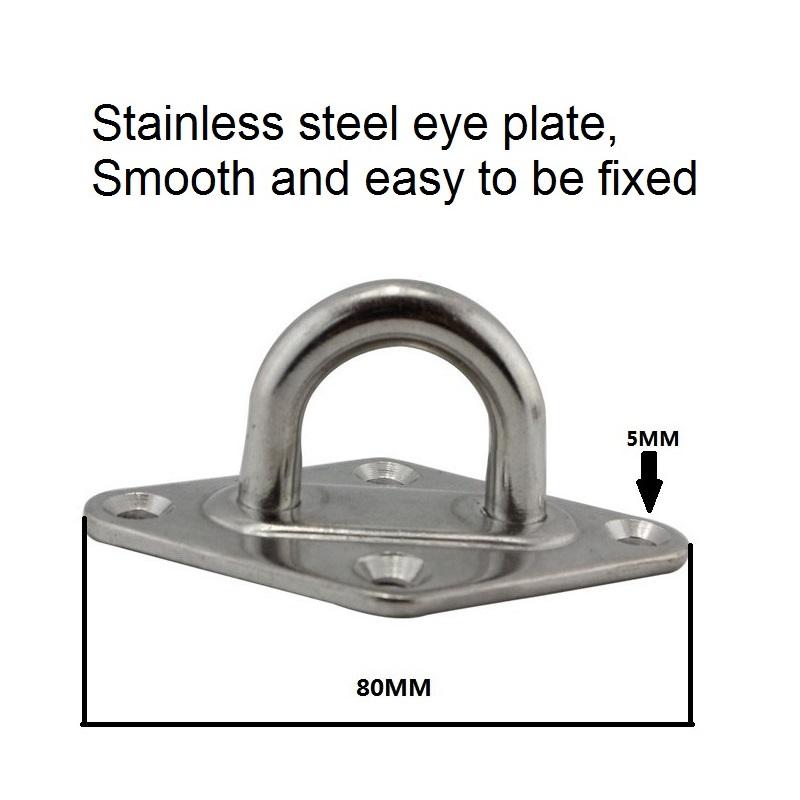 Trong Nhà Ngoài Trời Nặng Thép Không Gỉ Treo Dây Xoay Móc Trần Ghế Xích Đu Võng Ghế Bộ Tập Yoga Võng Ghế