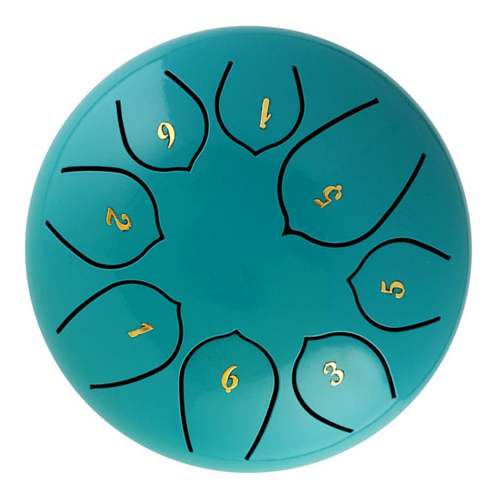 6 Inch Steel Tongue Drum Hand Pan Drum W/ Bag Mallets For Beginner Adult Kid