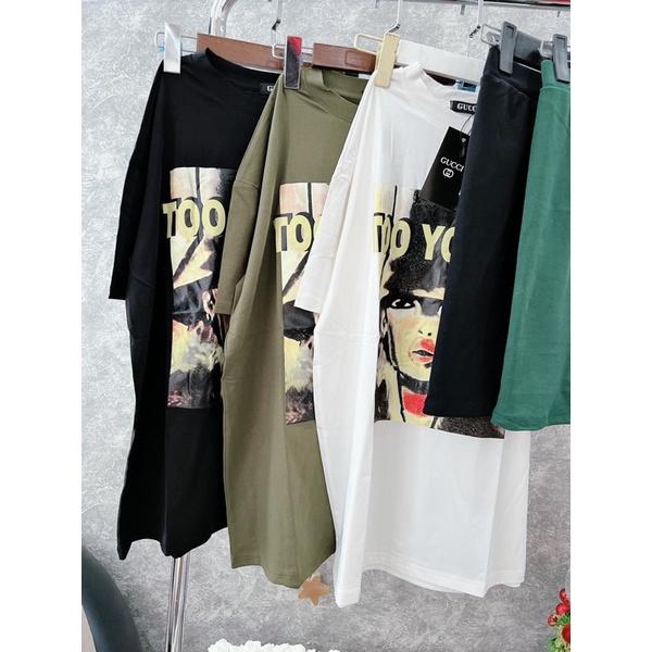 Áo Thun Unisex Form Rộng Hàng QC Cotton Oversize,Hình In Sắc Nét,Phong Cách Hàn Quốc TH205