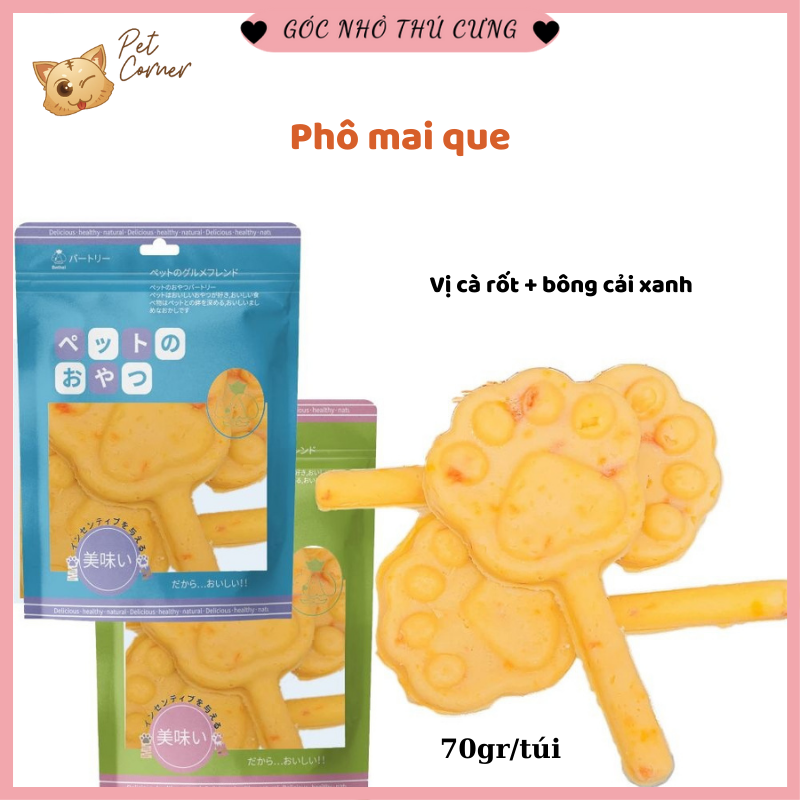 Bánh thưởng phô mai béo ngậy, giàu dinh dưỡng cho thú cưng (Snack cho chó mèo nhiều vị)