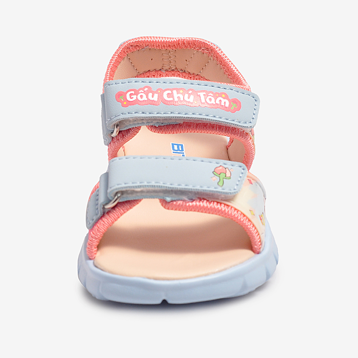 Sandal thông dụng đế Eva phun GẤU CHÚ TÂM Biti's Bé gái BEG003000XDL (Xanh dương lợt)