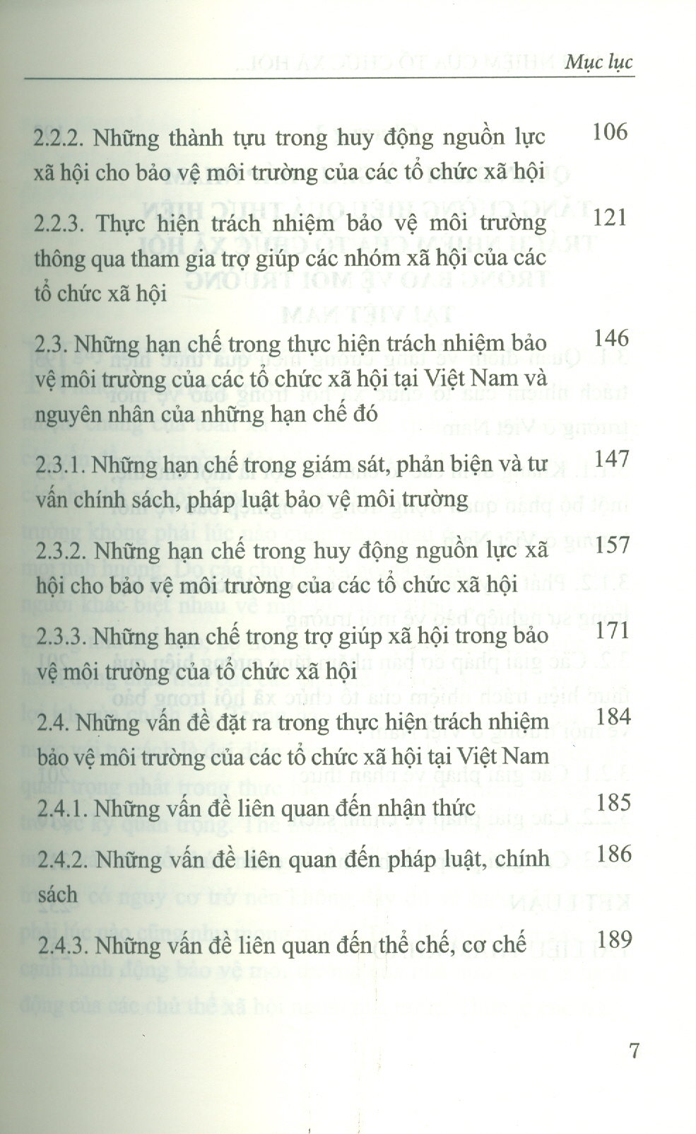 Trách Nhiệm Của Tổ Chức Xã Hội Trong Bảo Vệ Môi Trường Tại Việt Nam Hiện Nay (Sách Chuyên Khảo)