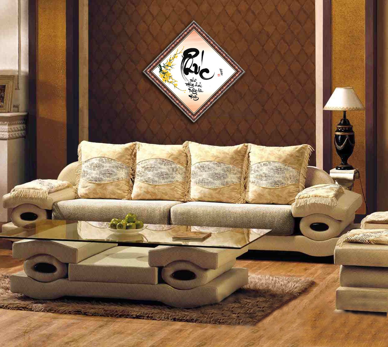 Tranh Thư Pháp Trang Trí Chữ Phúc V51-37
