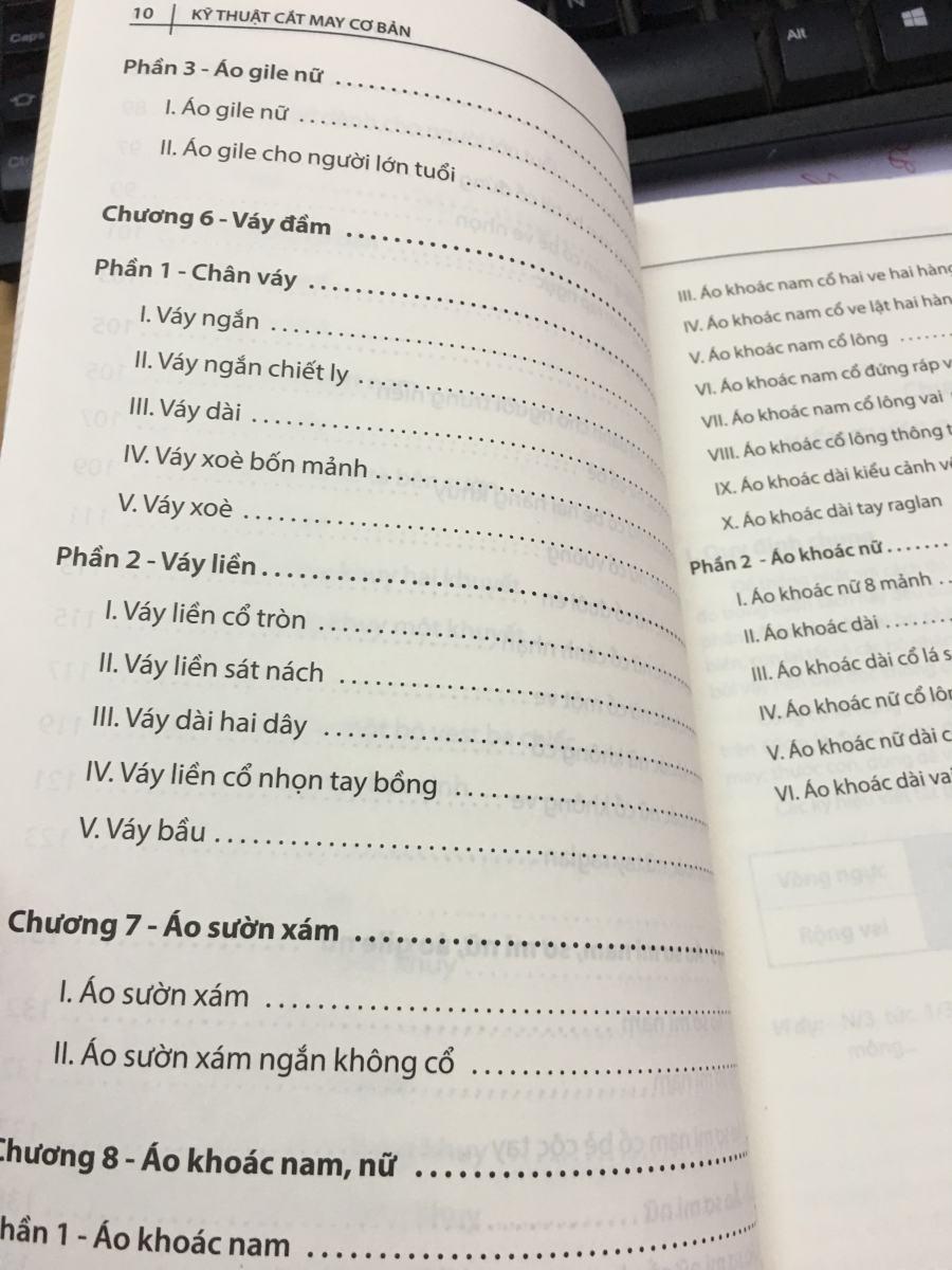 Kỹ Thuật Cắt May Cơ Bản - Tập 1 (Dành Cho Người Mới Học) (Tái Bản)