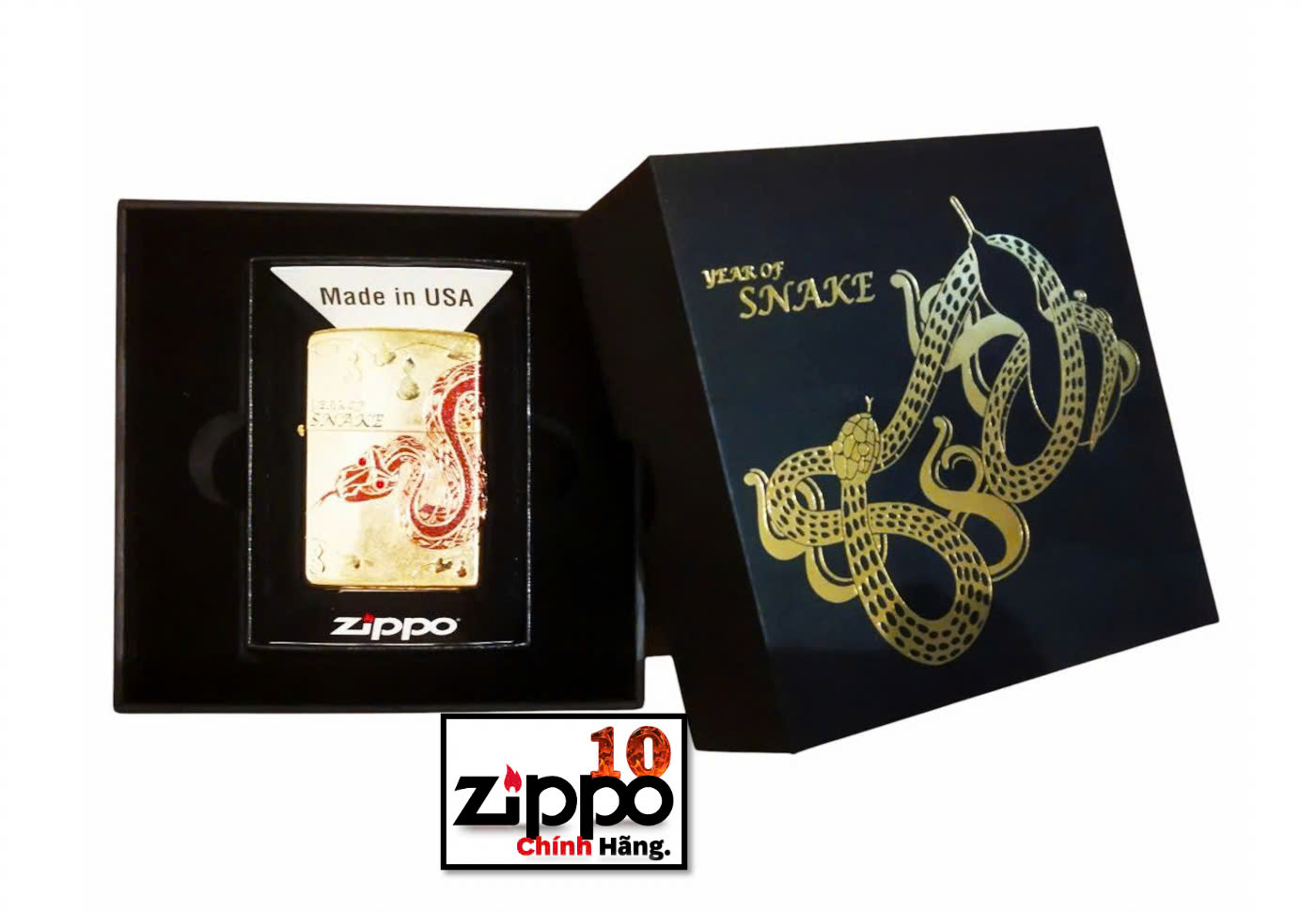 Bật lửa Zippo  CZA-2-42A Year of the Snake Asia
