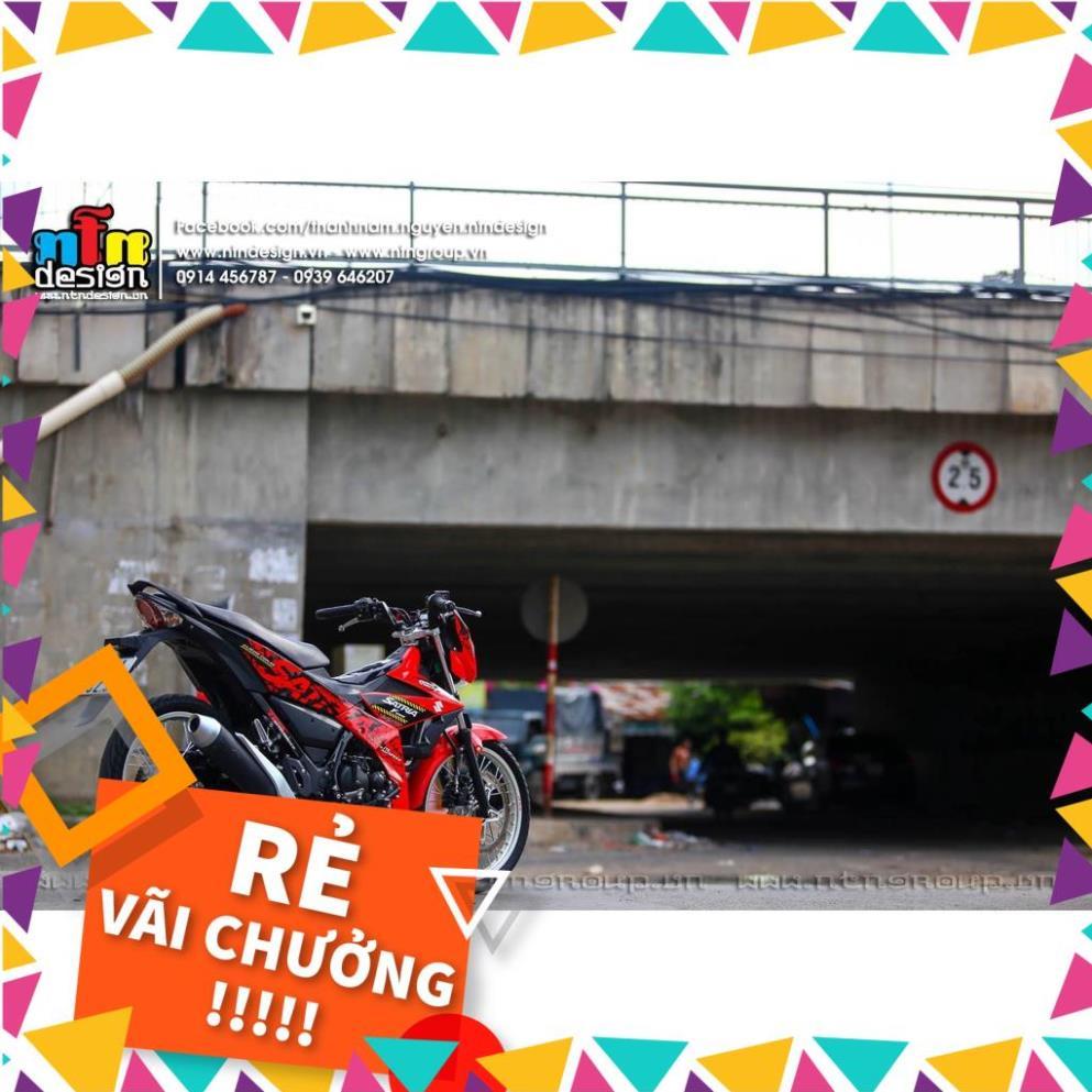 Tem Rời Raider FI Mẫu Zin Đỏ Đen
